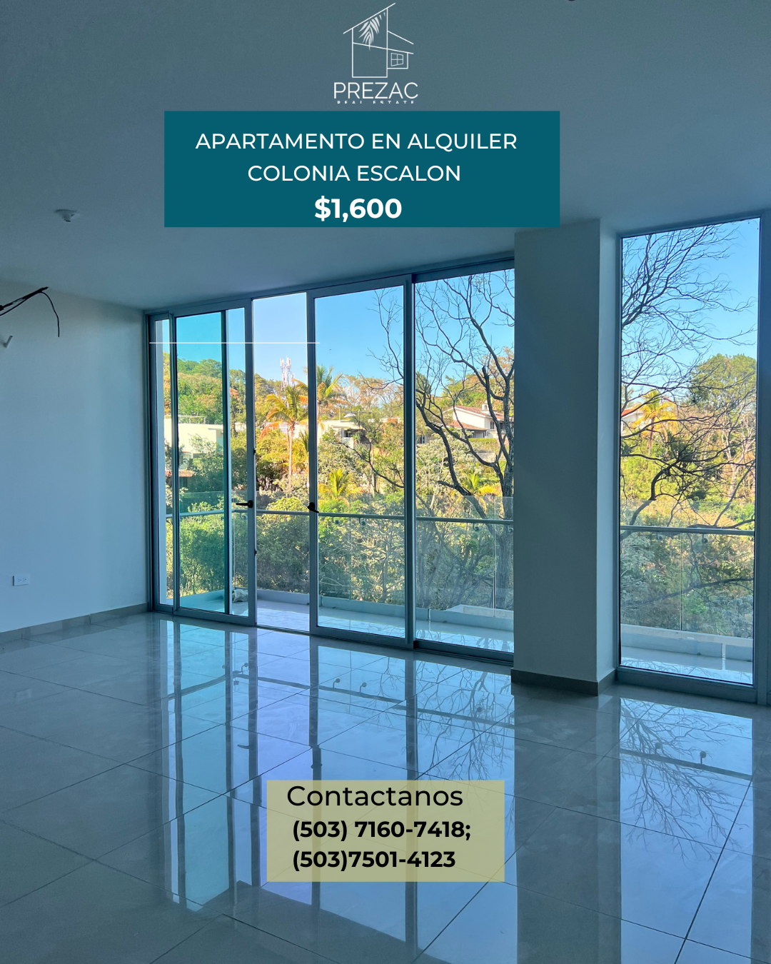 Alquiler de apartamento a estrenar en Colonia Escalón